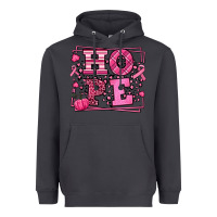 Smoke Hope Breast Cancer Awareness Fall Heavyweight Hoodie - LillyAllenDesigns