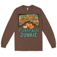 Chestnut Pumpkin junkie Long Sleeve Tee - NancyCooperArtShop