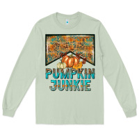 Matcha Pumpkin junkie Long Sleeve Tee - NancyCooperArtShop