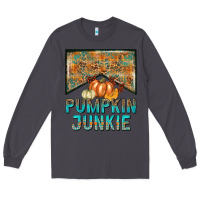 Smoke Pumpkin junkie Long Sleeve Tee - NancyCooperArtShop