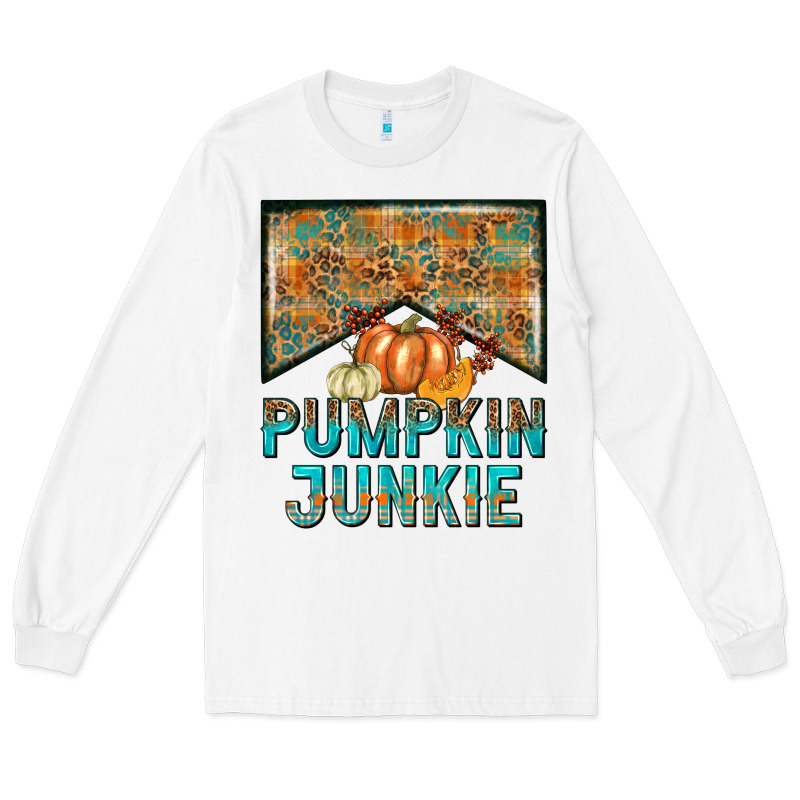 Pumpkin Junkie Long Sleeve Tee by NancyCooperArtShop | Teevron