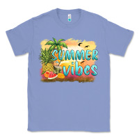 Colony Blue summer vibes sunset and fruits Classic Tee - BarkalooDesign