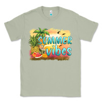 Matcha summer vibes sunset and fruits Classic Tee - BarkalooDesign