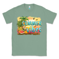 Sage summer vibes sunset and fruits Classic Tee - BarkalooDesign