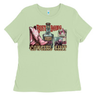 Matcha busy doing cowgirl shit liquor boots cigarette Ladies Tee - NancyCooperArtShop