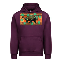 Mauve Wine ankylosaurus sippy cup Urban Hoodie - Artiststas