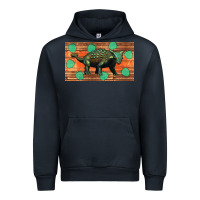 Navy ankylosaurus sippy cup Urban Hoodie - Artiststas