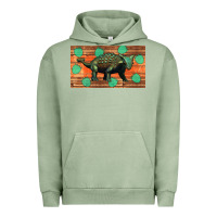 Pigment Oil Green ankylosaurus sippy cup Urban Hoodie - Artiststas