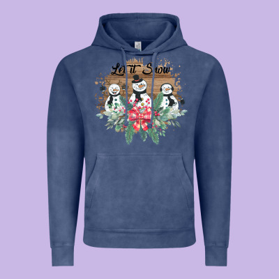 Let It Snow Vintage Hoodie Designed By Bettercallsaul