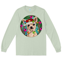 Matcha Christmas Chihuahua Long Sleeve Tee - RanaPortraitStore
