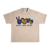 French Oak Peace Love Texas Urban Heavy Tee - Bettercallsaul