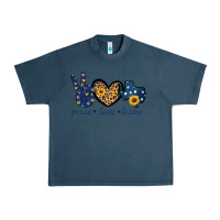 Midnight Navy Peace Love Texas Urban Heavy Tee - Bettercallsaul
