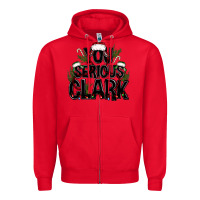 Red you serious clark black bbs Zipper Hoodie - BundleAndBundleShop