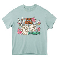 Arona good energy is contagious Heavy Core Tee - MaliasSmallBusiness