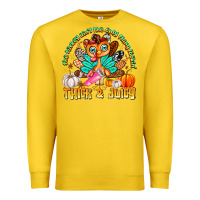 Lemon The Turkey Ain’t The Only Thing Lookin Thick & J Premium Sweatshirt - CowhideDigitalArt
