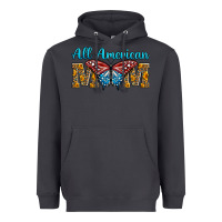 Smoke All American Mom Butterfly Heavyweight Hoodie - LillyAllenDesigns