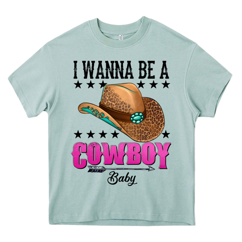 I Wanna Be A Cowboy Baby Heavy Core Tee by AdoDesignShop | Teevron