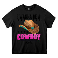 Black i wanna be a cowboy baby Heavy Core Tee - AdoDesignShop