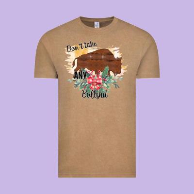 Take No Bull Floral Rodeo Vintage Tee Designed By Bettercallsaul