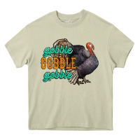 Mossy Thanksgiving turkey gobble gobble Heavy Core Tee - NancyCooperArtShop