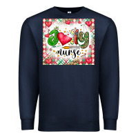 Navy Joly Nurse Premium Sweatshirt - CowhideDigitalArt