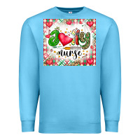 Ocean Blue Joly Nurse Premium Sweatshirt - CowhideDigitalArt