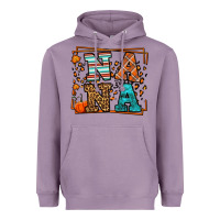 Lavender Fall Autumn Leopard Nana Heavyweight Hoodie - LillyAllenDesigns