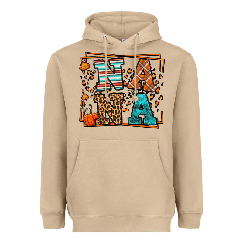 Fall Autumn Leopard Nana Heavyweight Hoodie by LillyAllenDesigns | Teevron