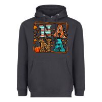 Smoke Fall Autumn Leopard Nana Heavyweight Hoodie - LillyAllenDesigns