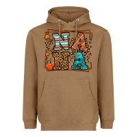 Toasted Coconut Fall Autumn Leopard Nana Heavyweight Hoodie - LillyAllenDesigns