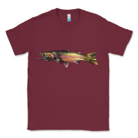 Burgundy Steelhead Trout Classic Tee - LillyAllenDesigns