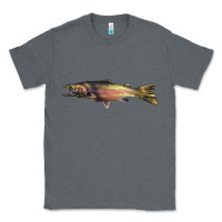 Charcoal Heather Steelhead Trout Classic Tee - LillyAllenDesigns