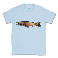 Dusty Blue Steelhead Trout Classic Tee - LillyAllenDesigns
