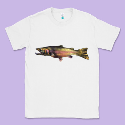 Steelhead Trout Classic Tee Designed By Lillyallendesigns