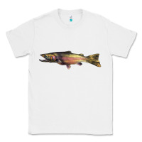 White Steelhead Trout Classic Tee - LillyAllenDesigns