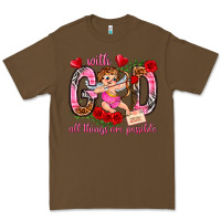 Cacao with god all things are possible Premium Tee - NancyCooperArtShop