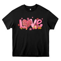 Black love mexican conchas valentines day Heavy Core Tee - MaliasSmallBusiness