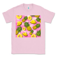 Bubblegum Pink pink pineapple Classic Tee - BarkalooDesign