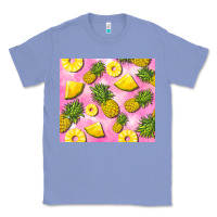 Colony Blue pink pineapple Classic Tee - BarkalooDesign