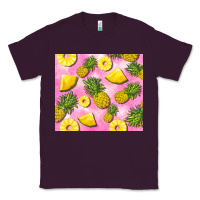 Plum pink pineapple Classic Tee - BarkalooDesign