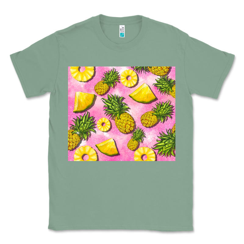 Pink Pineapple Classic Tee by BarkalooDesign | Teevron