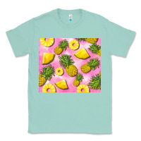 Seafoam pink pineapple Classic Tee - BarkalooDesign