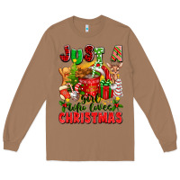 Toasted Coconut just a girl who loves christmas Long Sleeve Tee - texasbilliewilder