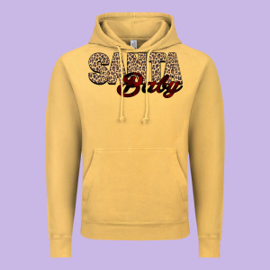 Santa Baby Vintage Hoodie Designed By Bettercallsaul