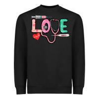 Black love nursing Heavyweight Sweatshirt - CowGirlArtShop