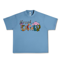 Pebble Blue Blessed Teacher Urban Heavy Tee - Bettercallsaul