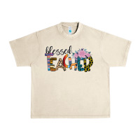 Sandshell Blessed Teacher Urban Heavy Tee - Bettercallsaul