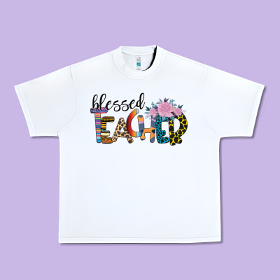 Blessed Teacher Urban Heavy Tee Designed By Bettercallsaul