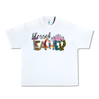 White Blessed Teacher Urban Heavy Tee - Bettercallsaul