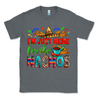 Charcoal Heather I'm just here for the nachos Classic Tee - RanaPortraitStore
